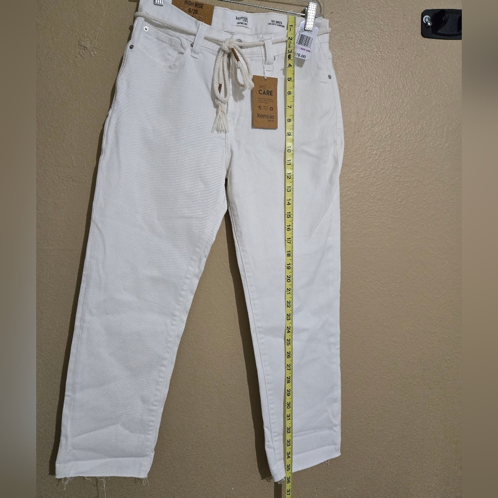 Kensie Crisp White Women's Jeans - Picture 7 of 9